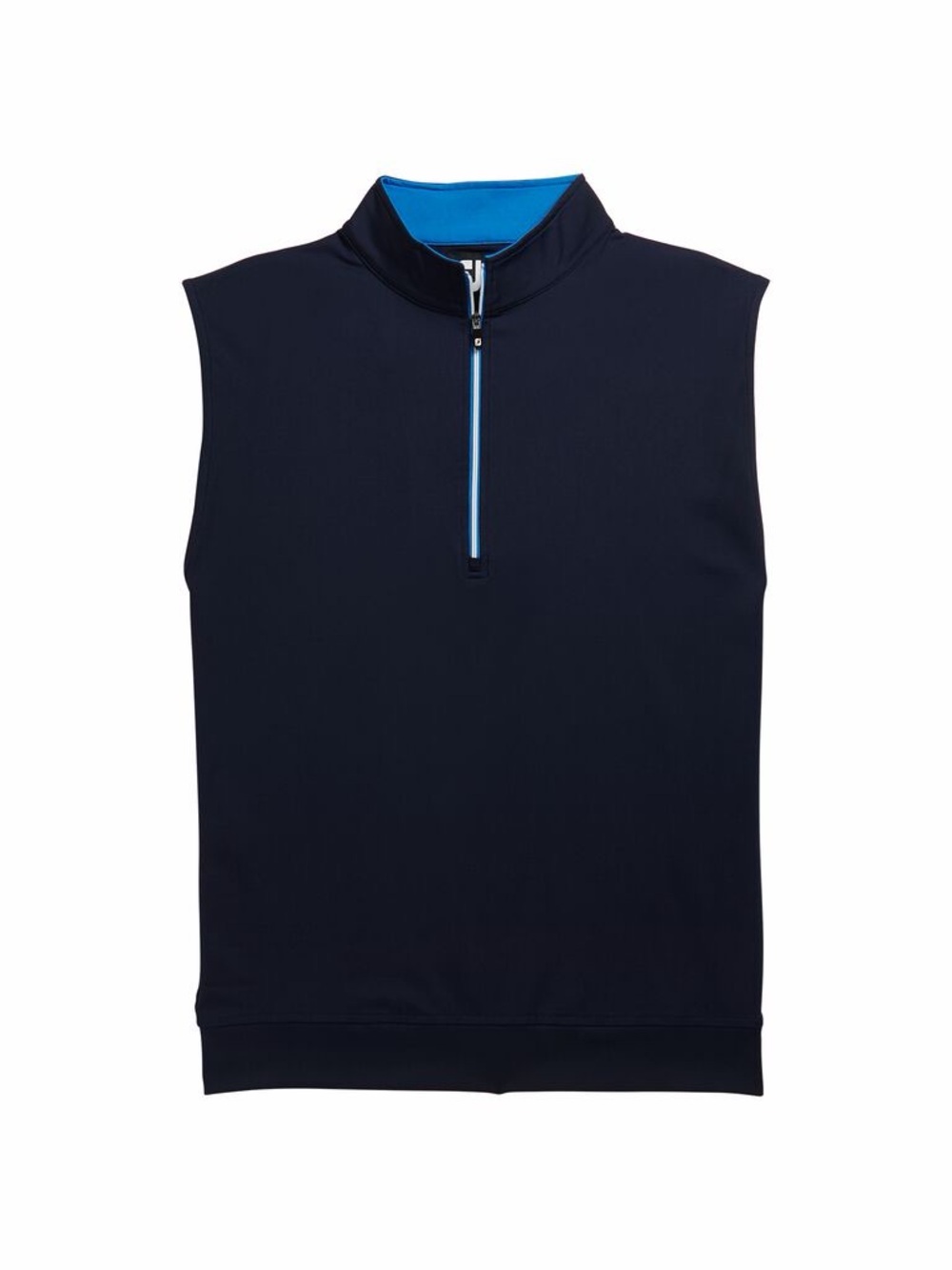 Men's Footjoy Sleeveless Quarter-Zip Golf Sweater Vest - Navy
